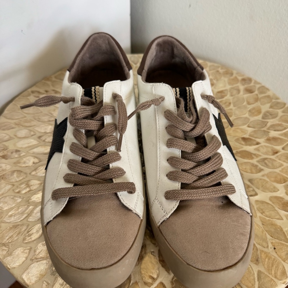New Shushop Pamela Black Star Sneakers size 9 - Picture 6 of 12